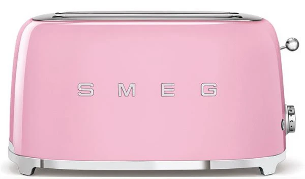 Smeg TSF02PKEU - Tostadora 4 Rebanadas Línea Años 50 1500 W Color Rosa 1 Smeg TSF02PKEU - Tostadora 4 Rebanadas Línea Años 50 1500 W Color Rosa
