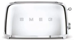 Smeg TSF02SSEU - Tostadora 4 Rebanadas Línea Años 50 1500 W Color Cromo