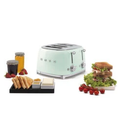 SMEG TSF03PGEU - Tostadora 4 Rebanadas 4x4 Línea Años 50 950W Color Verde Pastel -Electrodomésticos Outlet Tienda smeg tsf03pgeu tostadora 4 rebanadas 4x4 linea anos 50 950w color verde pastel 0025032 600px