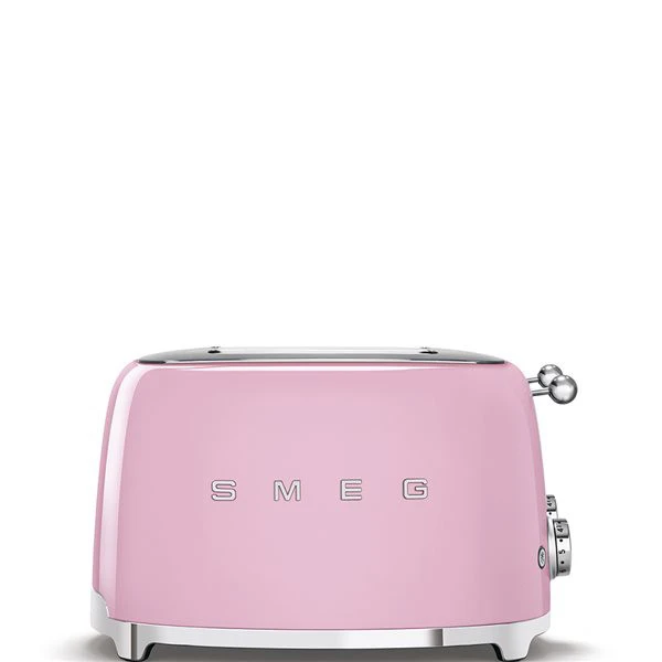 SMEG TSF03PKEU - Tostadora 4 Rebanadas 4x4 Línea Años 50 950W Color Rosa 2 SMEG TSF03PKEU - Tostadora 4 Rebanadas 4x4 Línea Años 50 950W Color Rosa - Imagen 2