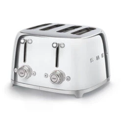 SMEG TSF03SSEU - Tostadora 4 Rebanadas 4x4 Línea Años 50 950W Color Cromado